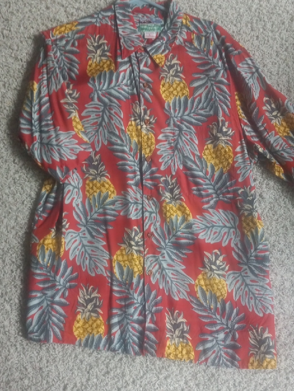 Vintage MAUI reyn Spooner Rayon Pineapple Shirt